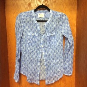 Anthropologie western style shirt